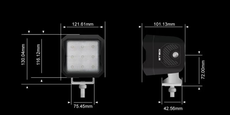 Preview: STEDI G9 Black ULTRA FLOOD Work LED